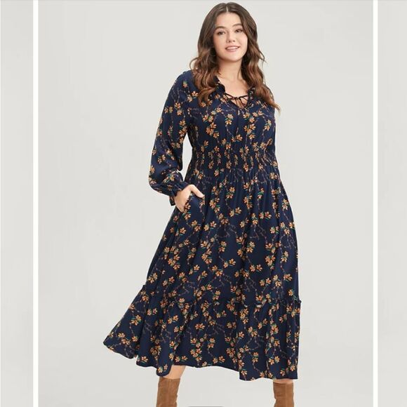 NWT BloomChic floral dress 18 - Picture 1 of 10